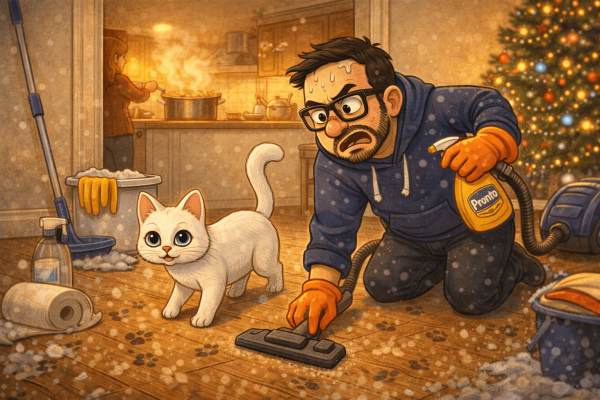 23–24 decembrie: marea curățenie, aspiratorul urlă și sarmaua atacă pe flanc